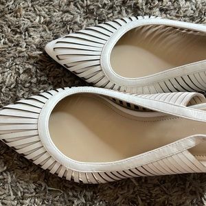 White Marc Fisher heels